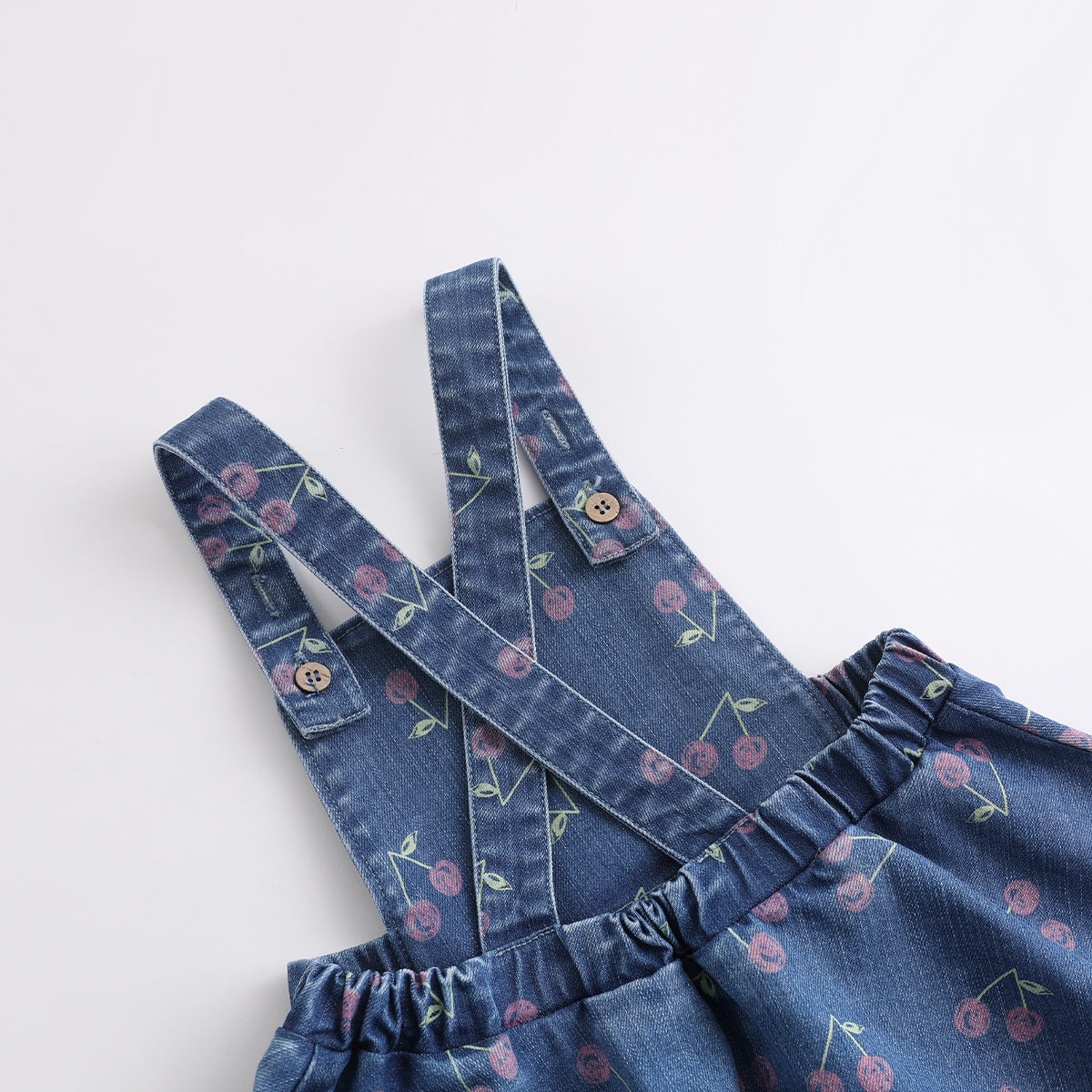 Girls denim strap dress