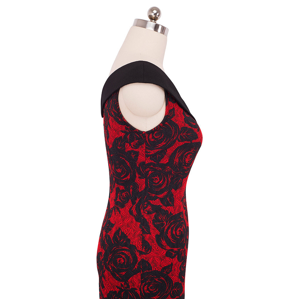 Elegant And Sexy Off-The-Shoulder Pencil Skirt