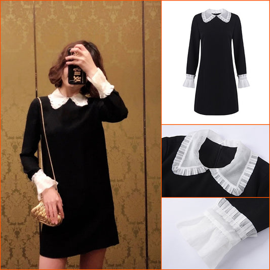 Black Dress Base Skirt Temperament Ladies Dress Skirt
