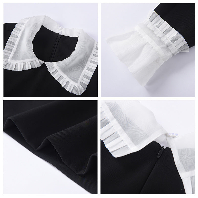 Black Dress Base Skirt Temperament Ladies Dress Skirt
