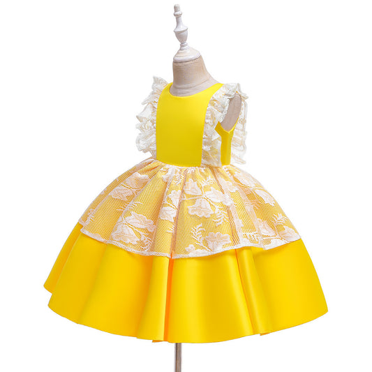 New Girls Princess Pettiskirt Children's Dress