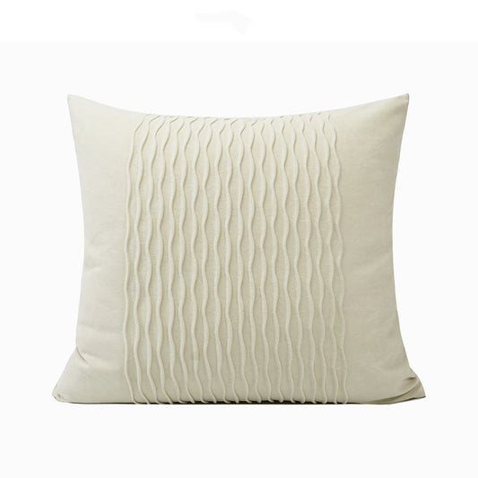 New Product Beige Wave Pattern Pillow Nordic Modern Minimalist Model Room Sales Prescription Pillow
