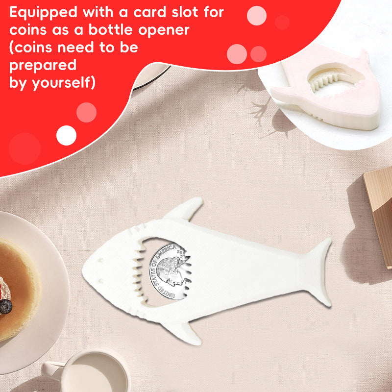 Cartoon Shark Bottle Opener Beer Screwdriver