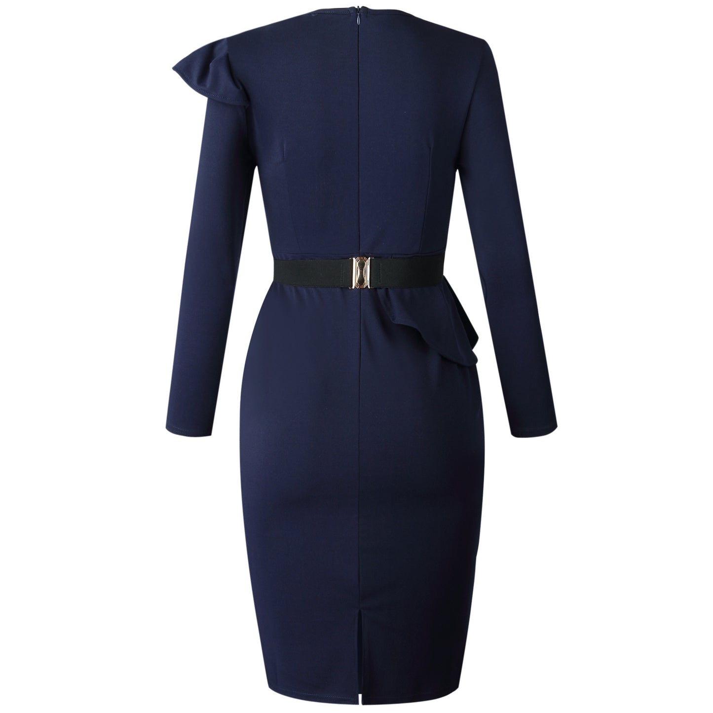 Plus Size Women's Solid Color Sexy OL Sheath Pencil Skirt African Dress