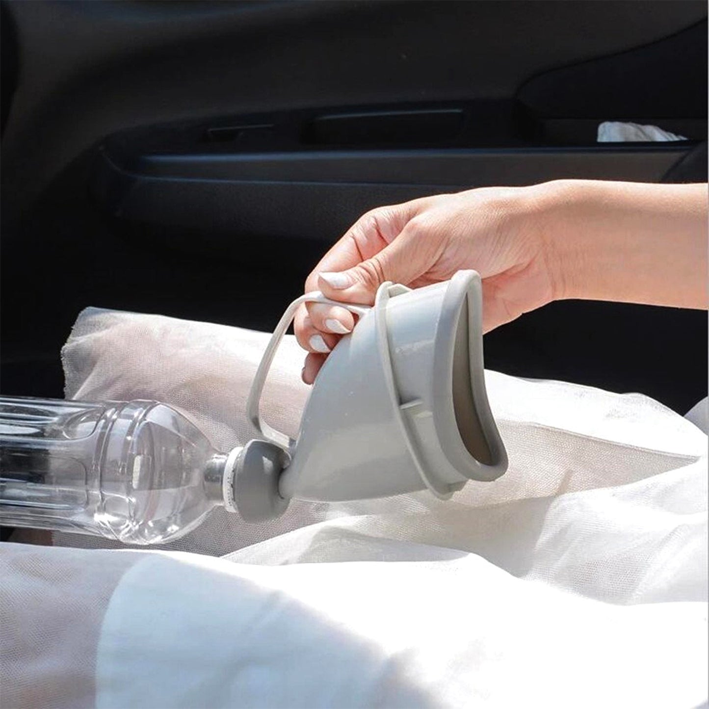 1Pc Unisex Potty Pee Funnel Emergency Urinal Device Portable Male Female Toilet For Car Camping Travel Outdoor