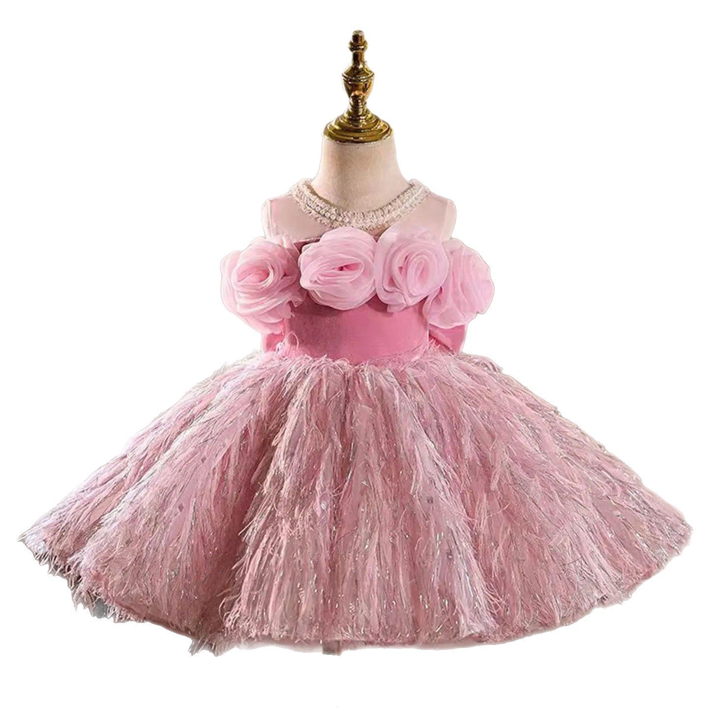Pink Children's Birthday Party Pettiskirt Host