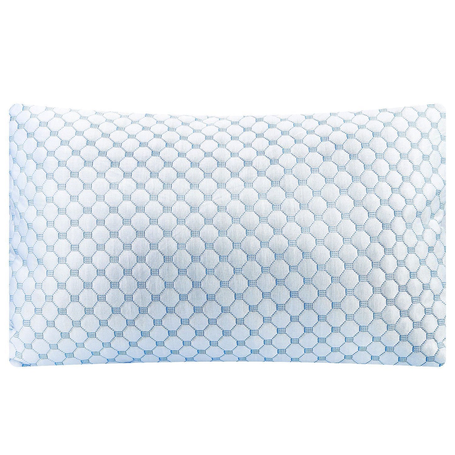 2Pcs Or 1Pc Cooling Memory Foam Pillow Ventilated Soft Bed Pillow With Cooling Gel Infused Memory Foam Machine Washable