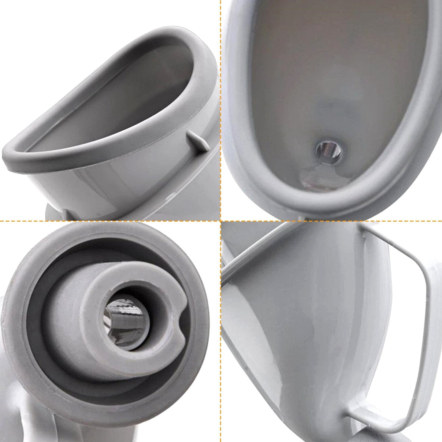 1Pc Unisex Potty Pee Funnel Emergency Urinal Device Portable Male Female Toilet For Car Camping Travel Outdoor