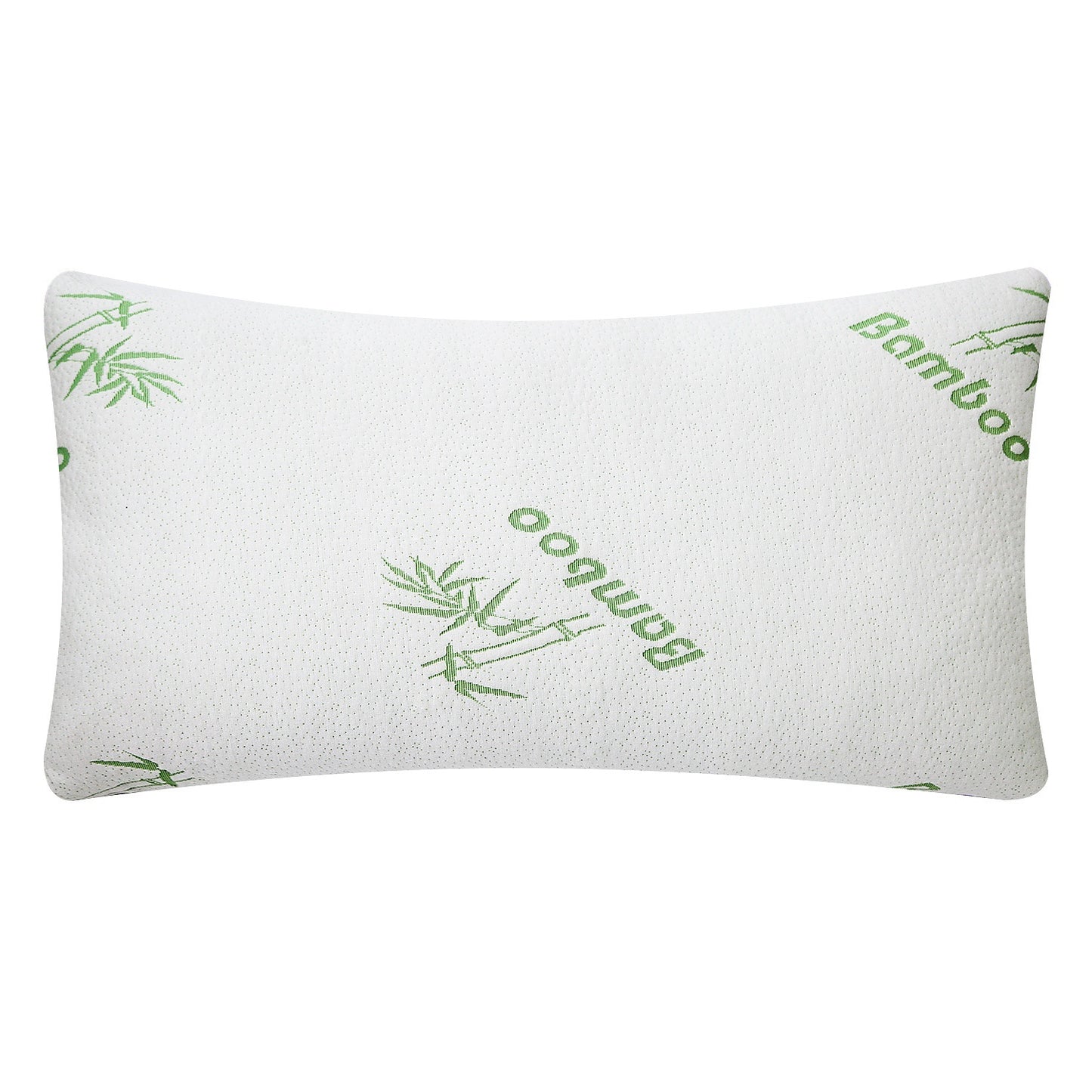 2Pcs Or 1Pcs Bamboo Memory Foam Pillow Hypoallergenic Bed Pillow For Head Neck Rest Sleeping Shredded Pillow Washable Cover Queen Size Pillow