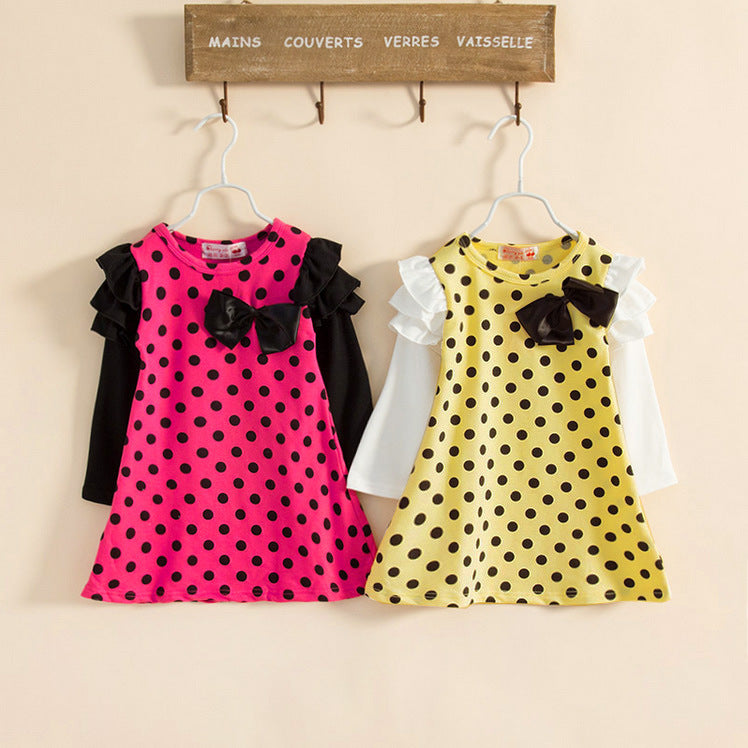Children's Girls' Polka Dot Princess Dress