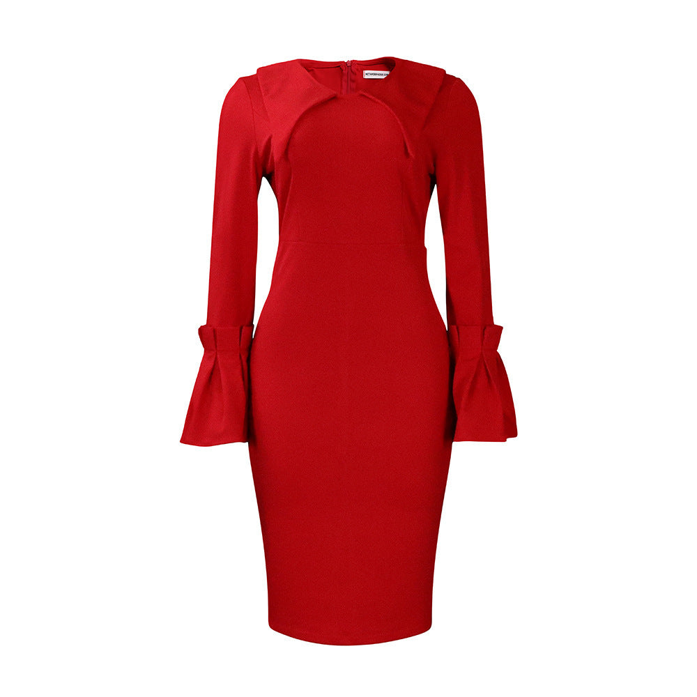 Fashion Temperament Ol Professional Sheath Pencil Skirt
