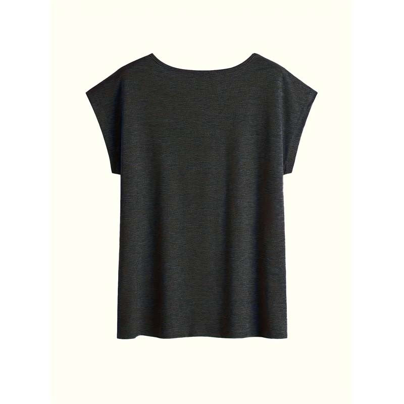 Women's Stylish V-Neck T-Shirt Geometric Heart Print Summer Top