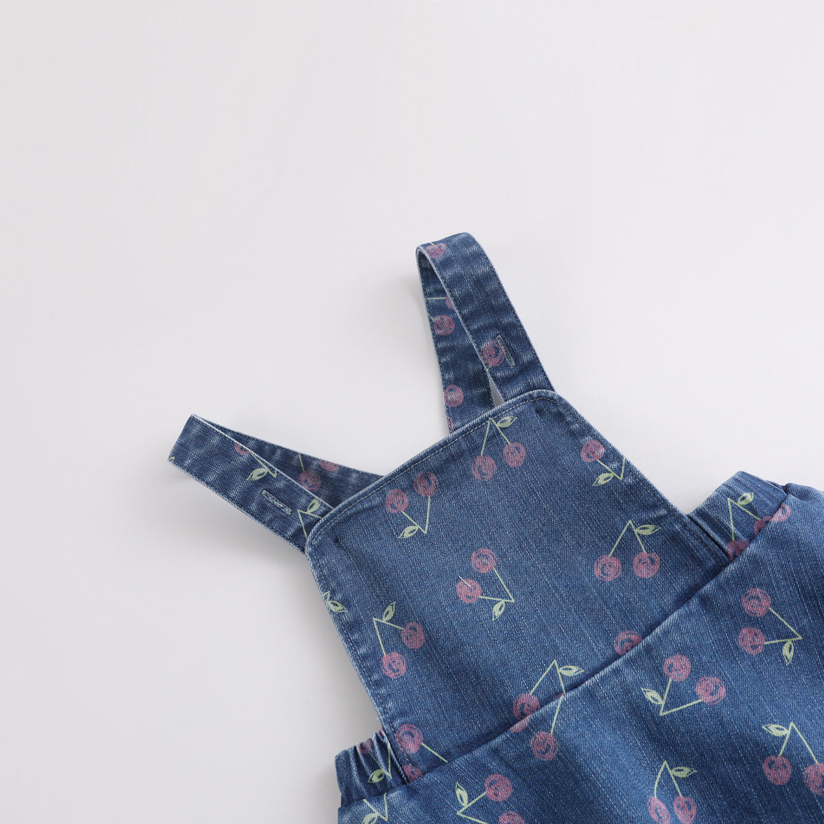 Girls denim strap dress