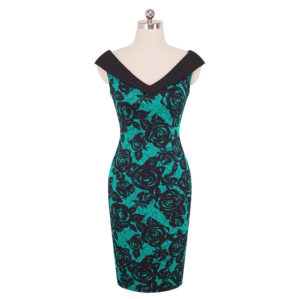 Elegant And Sexy Off-The-Shoulder Pencil Skirt