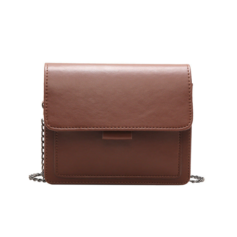 Wide Shoulder Strap Small Square Bag Retro Single Shoulder Messenger
