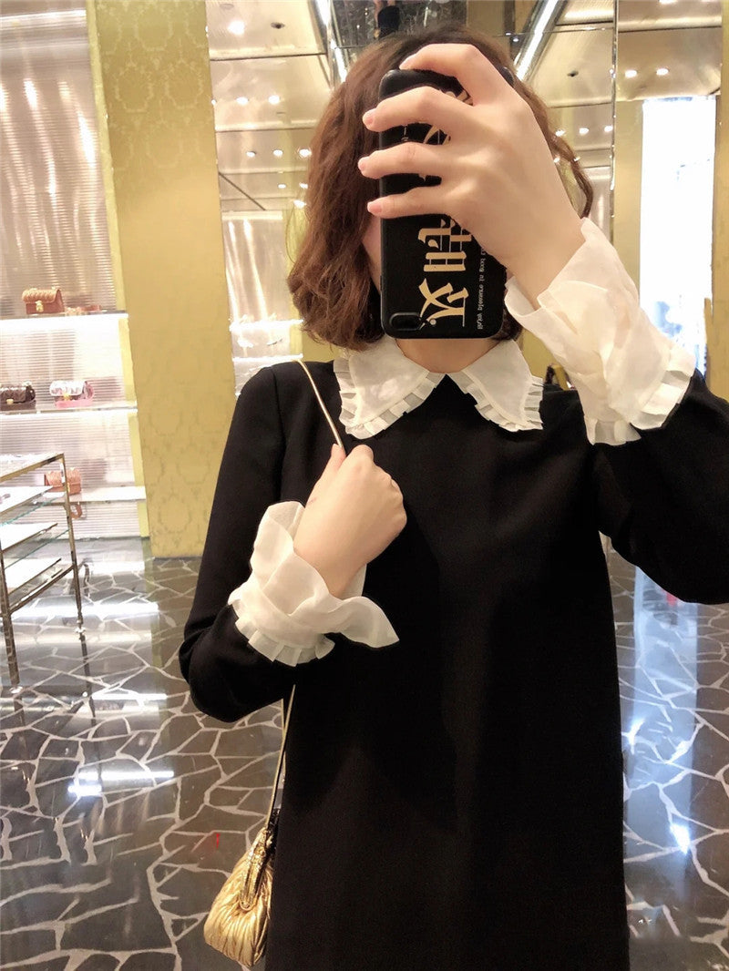 Black Dress Base Skirt Temperament Ladies Dress Skirt