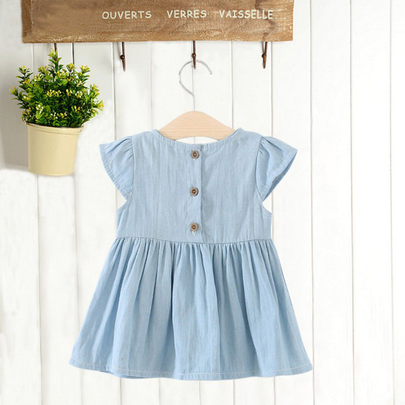 Girls denim dress