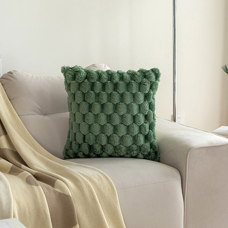 Plush Pillowcase Solid Color Back Of Turtle Velvet Sofa Pillow Cases