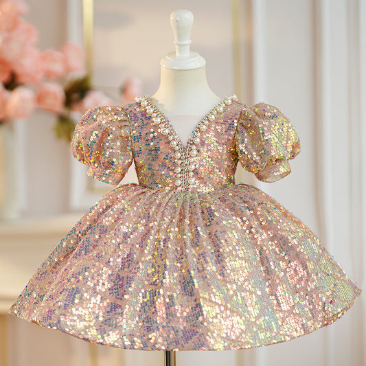 Girls' Creative Casual All-matching Dress