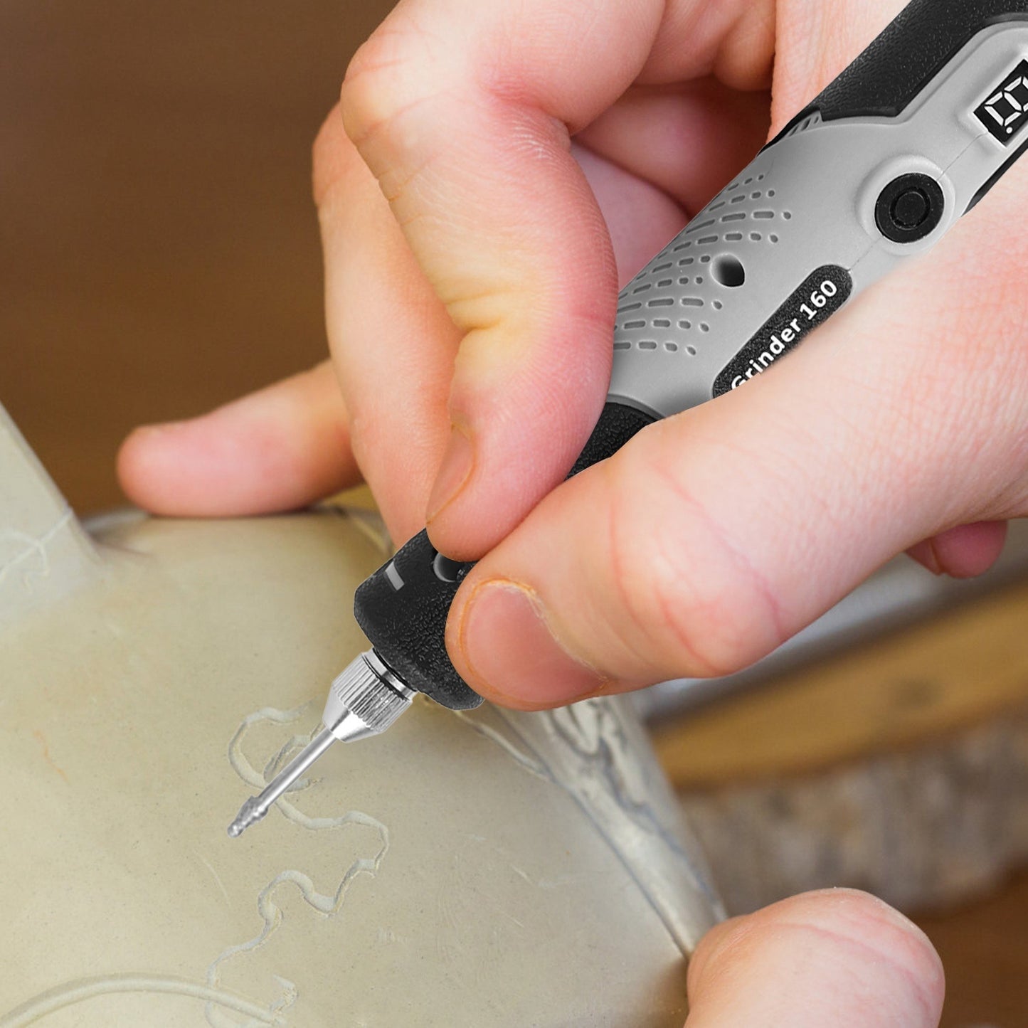 Set Of 116Pcs 4V Cordless Rotary Tool Kit Power Rotary Tools With 5 Speeds 2000mAh Rechargeable Battery For Sanding Polishing Drilling Engraving Cutting Grinding