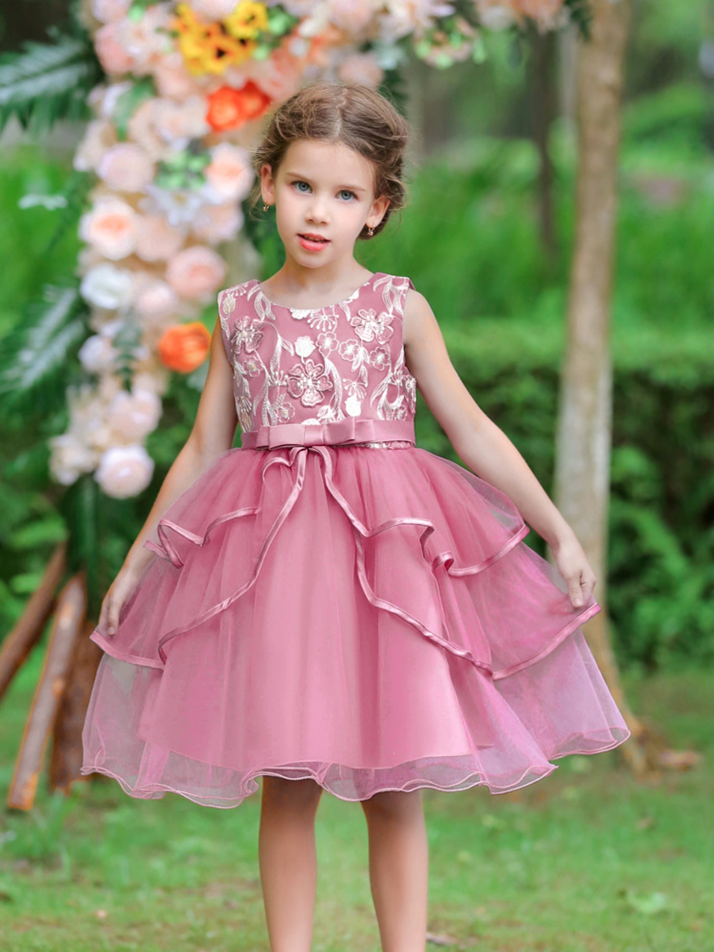 Fashion Personalized Girls' Short Dress