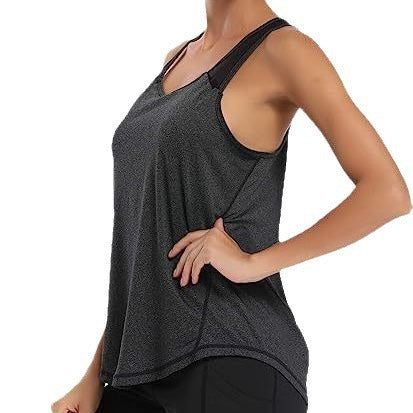 I-shaped Vest Mesh Yoga Sports Running Vest Sleeveless Workout Clothes