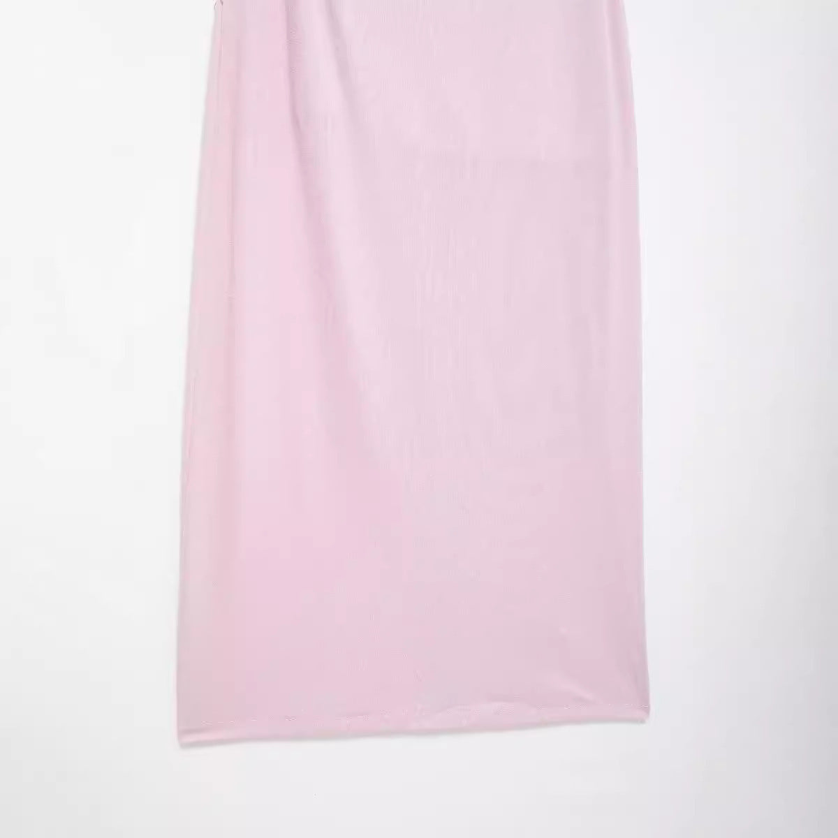 Women's Fashion Slim Pleated Decoration Midi Skirt Dress