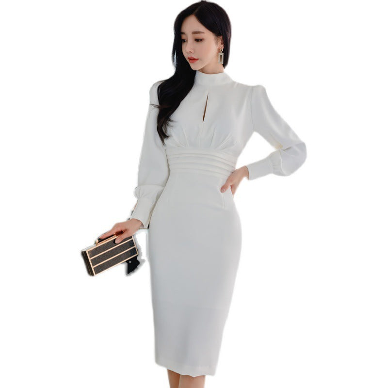 Women's Fashion Pencil Skirt With Waist And Hips