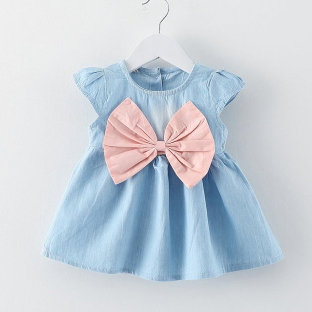 Girls denim dress