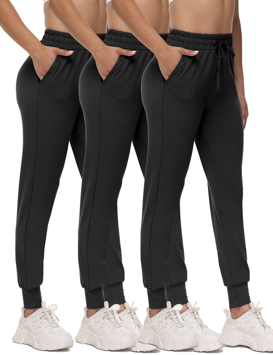 Sweatpants - Cropped New 3 Pairs Of Black