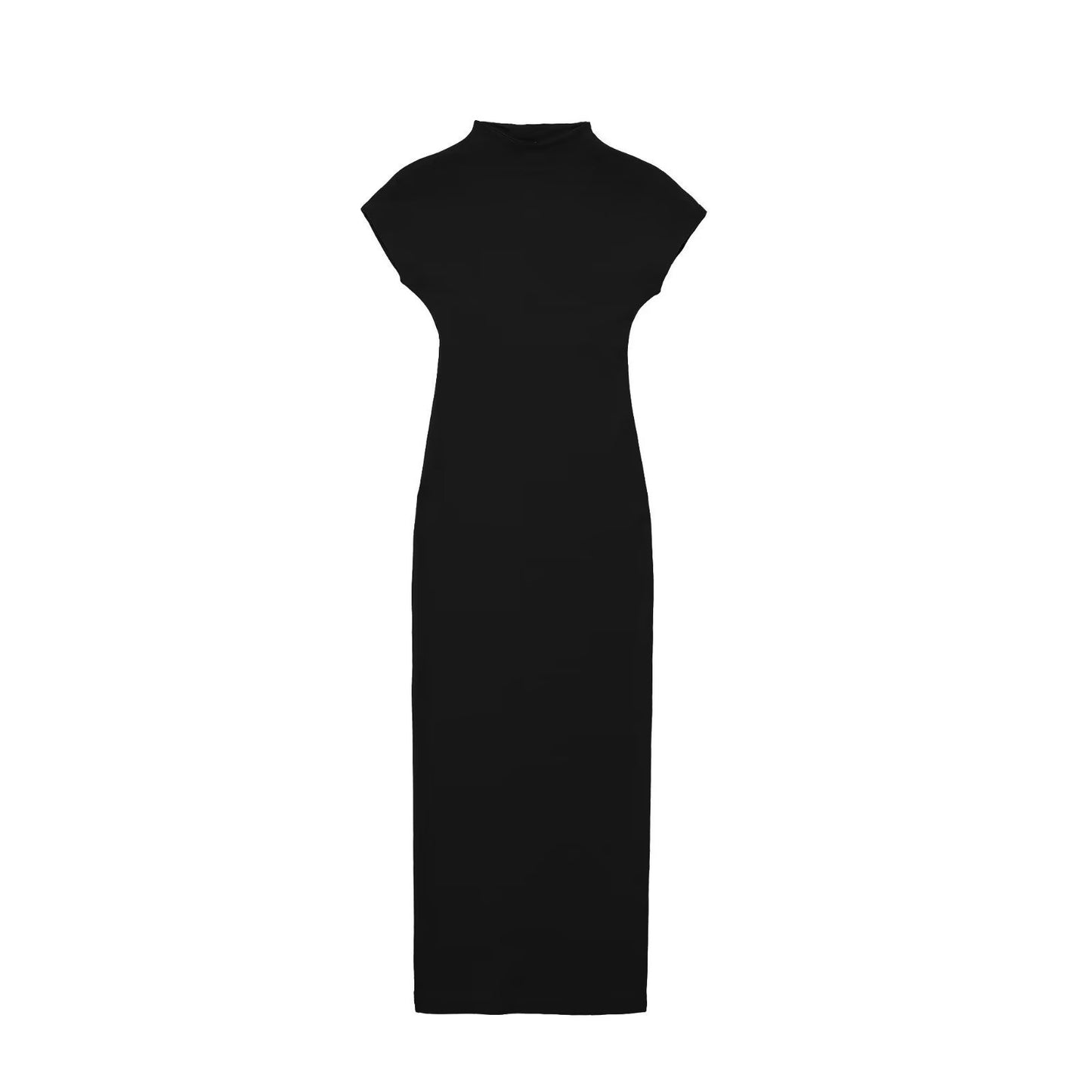 French Waist Slimming Cotton Midi Skirt Dress