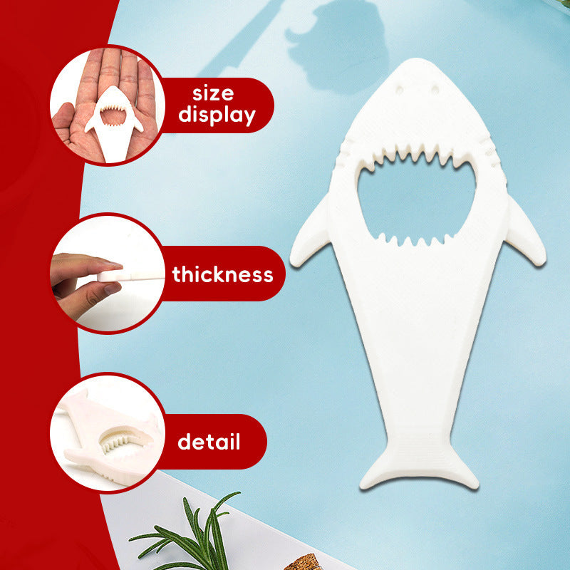 Cartoon Shark Bottle Opener Beer Screwdriver