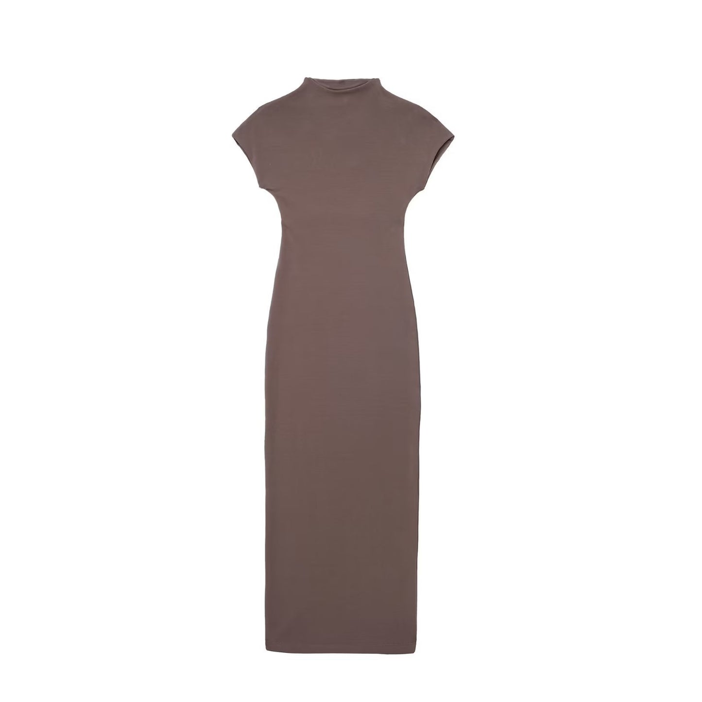 French Waist Slimming Cotton Midi Skirt Dress
