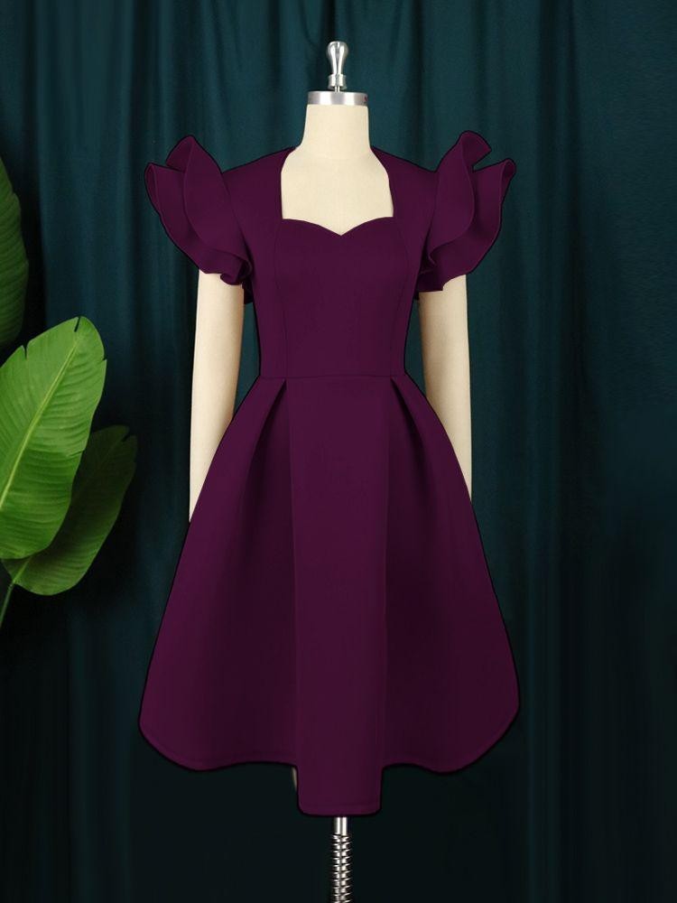 Large Swing High Waist Slimming A- Line Skirt