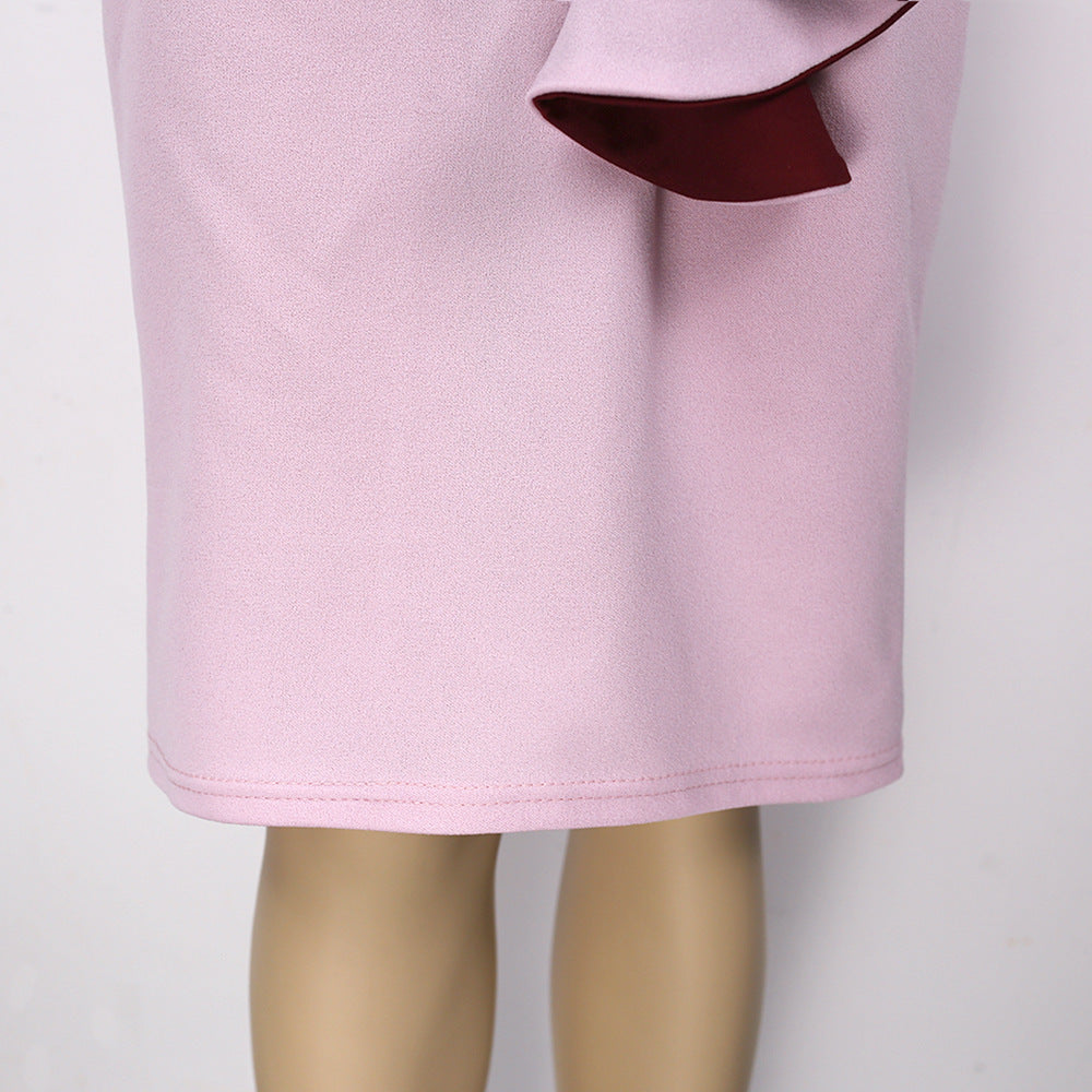 Stitching daily OL commuter pencil skirt