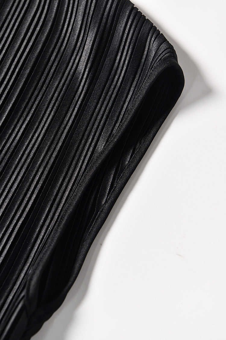 Vintage Inspired Pleated Midi Dress