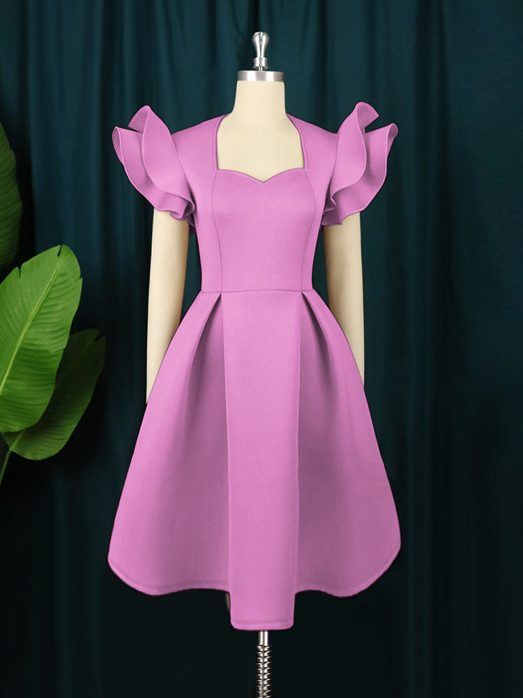 Large Swing High Waist Slimming A- Line Skirt