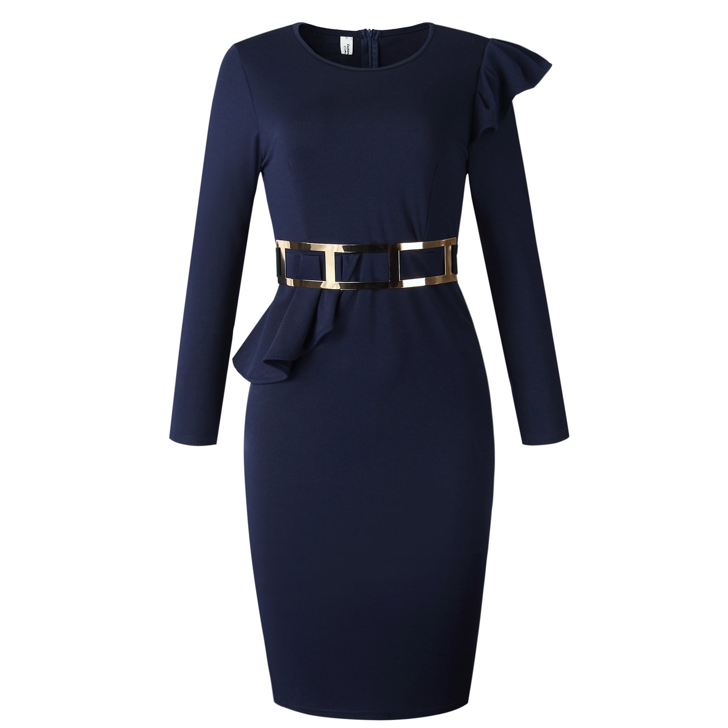 Plus Size Women's Solid Color Sexy OL Sheath Pencil Skirt African Dress