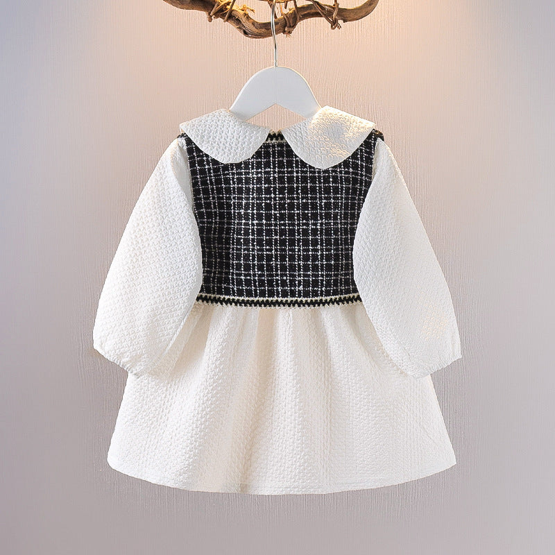 Girls Dress Western Style Two-piece Suit