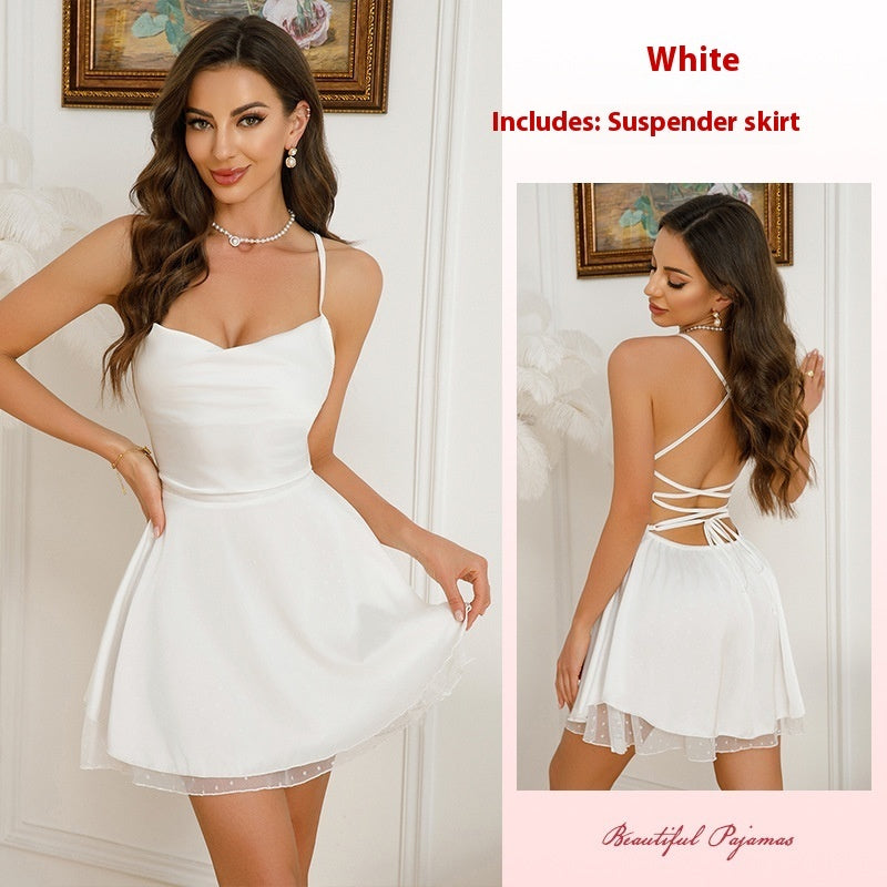 Tube Top Sexy Slim Fit Backless Tuxedo Dress