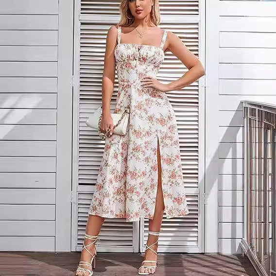 Floral Midi Bohemian Tank Dress