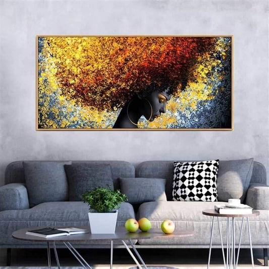 African Scenery Women Home Decoration Canvas Painting