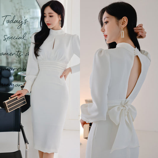 Women's Fashion Pencil Skirt With Waist And Hips